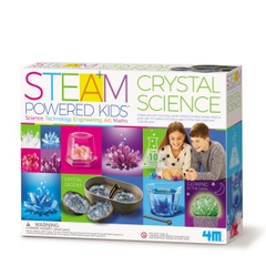 Bộ Khoa Học Tinh Thể_Đồ Chơi STEAM Khoa Học Nghiên Cứu Sự Phát Triển Của Các Tinh Thể Pha Lê Trong Tự Nhiên_Thương Hiệu 4M