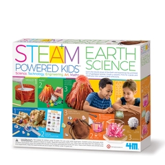 Bộ Khoa Học Địa Chất_Đồ Chơi STEAM Khoa Học Nghiên Cứu Địa Chất Trái Đất_Thương Hiệu 4M