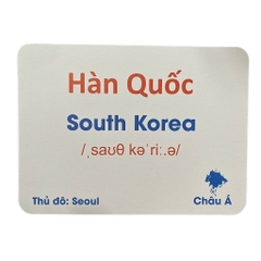 Bộ Thẻ Học Song Ngữ Chủ Đề Quốc Kỳ Các Quốc Gia Trên Thế Giới