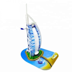 Mô Hình Giấy 3D Khách Sạn Burj Al Arab [34 Chi Tiết]_Magic Puzzle