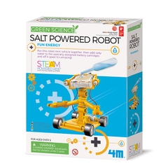 Robot Chạy Bằng Nước Muối_Đồ Chơi STEAM Khoa Học Tạo Robot Chạy Bằng Dòng Điện Của Phản Ứng Hóa Học_Thương Hiệu 4M