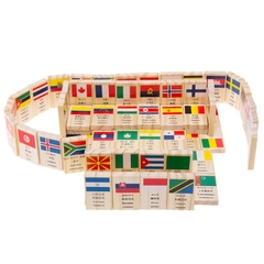 Domino Quốc Kỳ_Đồ Chơi Gỗ