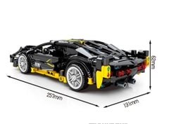 Mô Hình Siêu Xe Lamborghini Siam_SY Block 8154 [584 Chi Tiết]_Kéo Thả_Lắp Ráp Lego