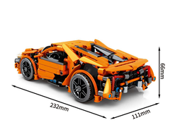 Mô Hình Xe Thể Thao Fury Liken_SY Block 8157 [469 Chi Tiết]_Kéo Thả_Lắp Ráp Lego