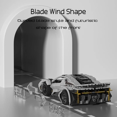 Mô Hình Siêu Xe Lamborghini_SY Block 8313 [684 Chi Tiết]_Kéo Thả_Lắp Ráp Lego