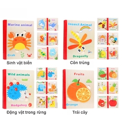 Sách Ghép Hình Gỗ