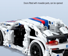 Mô Hình Xe Thể Thao Porsche_SY Block 8159 [541 Chi Tiết]_Kéo Thả_Lắp Ráp Lego