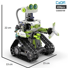 Robot I.BOT_CADA C83001W [434 Chi Tiết]_Remote/App Control_Lắp Ráp Lego