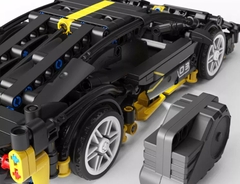 Mô Hình Siêu Xe Lamborghini Siam_SY Block 8154 [584 Chi Tiết]_Kéo Thả_Lắp Ráp Lego
