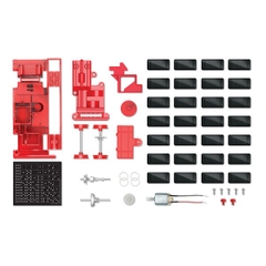 Robot Domino_Đồ Chơi STEAM Khoa Học Tạo Robot Xếp Domino_Thương Hiệu 4M