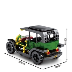 Mô Hình Xe Ford T_SY Block 8201 [562 Chi Tiết] Kéo Thả_Lắp Ráp Lego