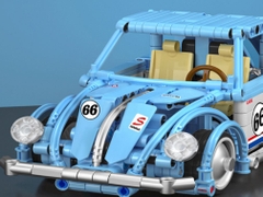 Mô Hình Xe Cổ Điển Beetle_SY Block 8414 [843 Chi Tiết]_Kéo Thả_Lắp Ráp Kiểu Lego