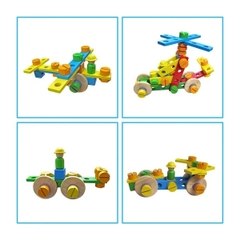 Bộ Lắp Ráp Sáng Tạo_Đồ Chơi Gỗ 64302