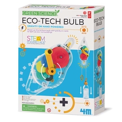 Bóng đèn công nghệ sinh thái_Đồ Chơi STEAM Khoa Học Tạo Dòng Điện Làm Sáng Bóng Đèn Bằng Trọng Lực_Thương Hiệu 4M