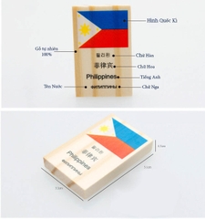 Domino Quốc Kỳ_Đồ Chơi Gỗ