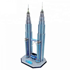 Mô Hình Giấy 3D Tháp Đôi Petronas [130 Chi Tiết]_Magic Puzzle