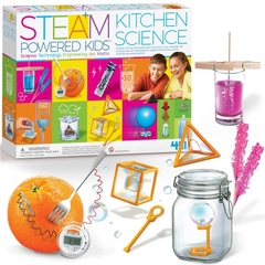 Bộ Khoa Học Từ Nhà Bếp_Đồ Chơi STEAM Khoa Học 33 Thí Nghiệm Hóa Học Đến Từ Vật Dụng Nhà Bếp_Thương Hiệu 4M