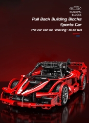 Mô Hình Siêu Xe Ferrari FXX_SY Block 8155 [535 Chi Tiết]_Kéo Thả_Lắp Ráp Lego