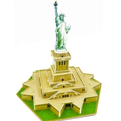 Mô Hình Giấy 3D Tượng Nữ Thần Tự Do [30 Chi Tiết]_Magic Puzzle