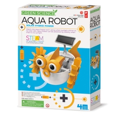 Robot thủy sinh_Đồ Chơi STEAM Khoa Học Tạo Robot Hoạt Động Dưới Nước Dùng Năng Lượng Mặt Trời_Thương Hiệu 4M