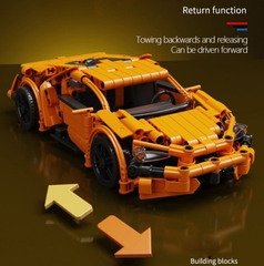 Mô Hình Xe Thể Thao Fury Liken_SY Block 8157 [469 Chi Tiết]_Kéo Thả_Lắp Ráp Lego