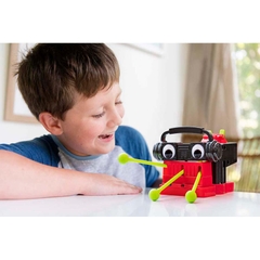 Robot Đánh Trống_Đồ Chơi STEAM Khoa Học Tạo Robot Đánh Trống Tự Động Bằng Hành Trình Xoay Định Sẵn_Thương Hiệu 4M