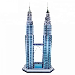 Mô Hình Giấy 3D Tháp Đôi Petronas [130 Chi Tiết]_Magic Puzzle