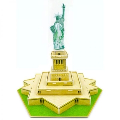 Mô Hình Giấy 3D Tượng Nữ Thần Tự Do [30 Chi Tiết]_Magic Puzzle