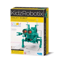 Robot Wacky_ Đồ Chơi STEAM Khoa Học Tạo Robot Đi Thăng Bằng Hai Chân Đánh Tay Như Con Người_Thương Hiệu 4M