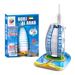 Mô Hình Giấy 3D Khách Sạn Burj Al Arab [34 Chi Tiết]_Magic Puzzle