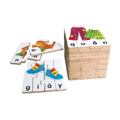 Bộ Ghép Hình Chữ Tiếng Việt_Đồ Chơi Gỗ 66442