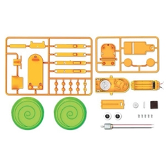 Robot Ốc Sên_Đồ Chơi STEAM Khoa Học Chuyển Chuyển Động Quay Thành Tịnh Tiến_Thương Hiệu 4M