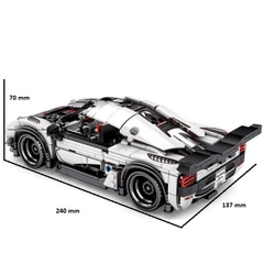 Mô Hình Siêu Xe Koenigsegg_SY Block 8303 [770 Chi Tiết]_Kéo Thả_Lắp Ráp Lego