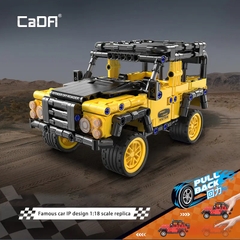 Mô Hình Xe Địa Hình Land Rover Defender_CADA C52028W [389 chi tiết]_Kéo Thả_Lắp Ráp Lego