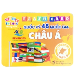 Bộ Thẻ Học Song Ngữ Chủ Đề Quốc Kỳ Các Quốc Gia Trên Thế Giới
