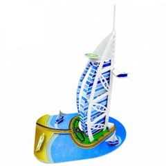 Mô Hình Giấy 3D Khách Sạn Burj Al Arab [34 Chi Tiết]_Magic Puzzle