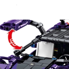 Mô Hình Siêu Xe Pagani_SY Block 8160 [464 Chi Tiết]_Kéo Thả_Lắp Ráp Lego