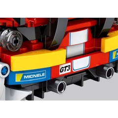 Mô Hình Siêu Xe Ferrari 448 SY Block 8412 [826 Chi Tiết] Kéo Thả_Lắp Ráp Lego