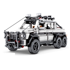 Mô Hình Xe Địa Hình Mercedes Benz G Class_SY Block 8403 [858 Chi Tiết]_Kéo Thả_Lắp Ráp Lego