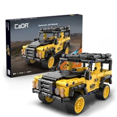 Mô Hình Xe Địa Hình Land Rover Defender_CADA C52028W [389 chi tiết]_Kéo Thả_Lắp Ráp Lego