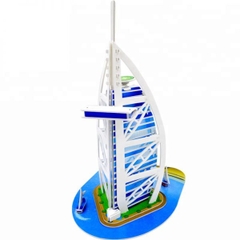 Mô Hình Giấy 3D Khách Sạn Burj Al Arab [34 Chi Tiết]_Magic Puzzle