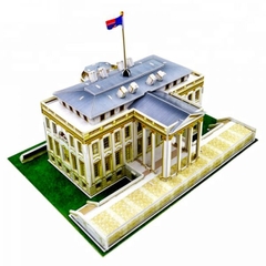 Mô Hình Giấy 3D Nhà Trắng [64 Chi Tiết]_Magic Puzzle