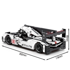 Mô Hình Siêu Xe Porsche 919_SY Block 8312 [727 Chi Tiết]_Kéo Thả_Lắp Ráp Lego