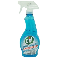 Cif Xịt Lau Kính Xanh Dương 520Ml