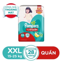 Bỉm tã quần Pampers size XXL 28 miếng (15-25kg)