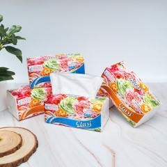 Giấy Rút Clasi Hoa Hồng 195 chất lượng giấy dai và mềm mại - Combo 4 gói (1 xách)