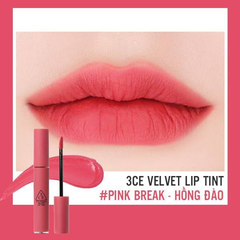 Son 3CE Kem Velvet Lip Tint Màu Pink Break