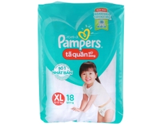 Bỉm tã quần Pampers size XL 18 miếng (12-17kg)