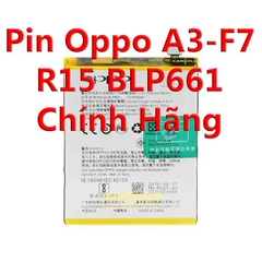 Pin Oppo A3-F7-R15 BLP661 3400mAh Zin + Tặng Siêu Dán Pin
