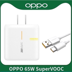 Cáp Sạc Siêu Nhanh 65W Oppo Find X2 Pro - Reno Ace Và Các Dòng OPPO Đời Cao Super VOOC Chính Hãng